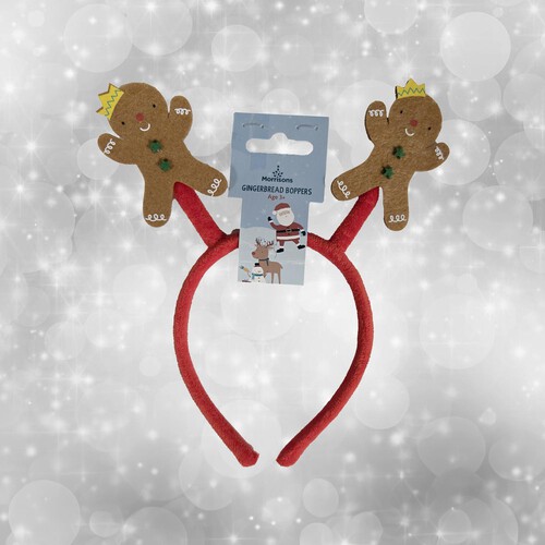 Morrisons Gingerbread Man Boppers Headband