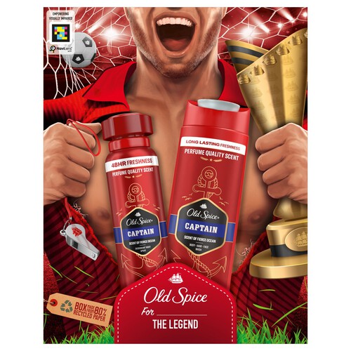 Old Spice Footballer Body Duo Gift Set