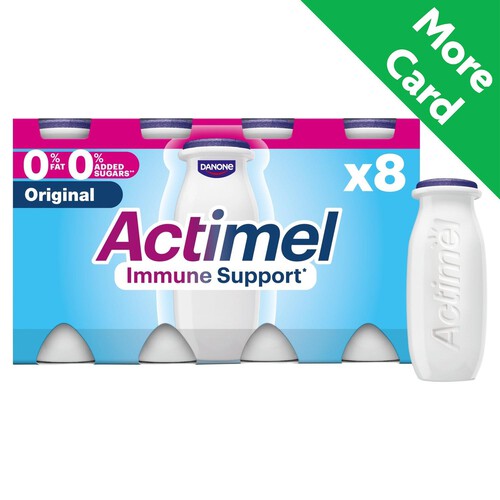 Actimel 0% Fat Original Yogurt Drinks