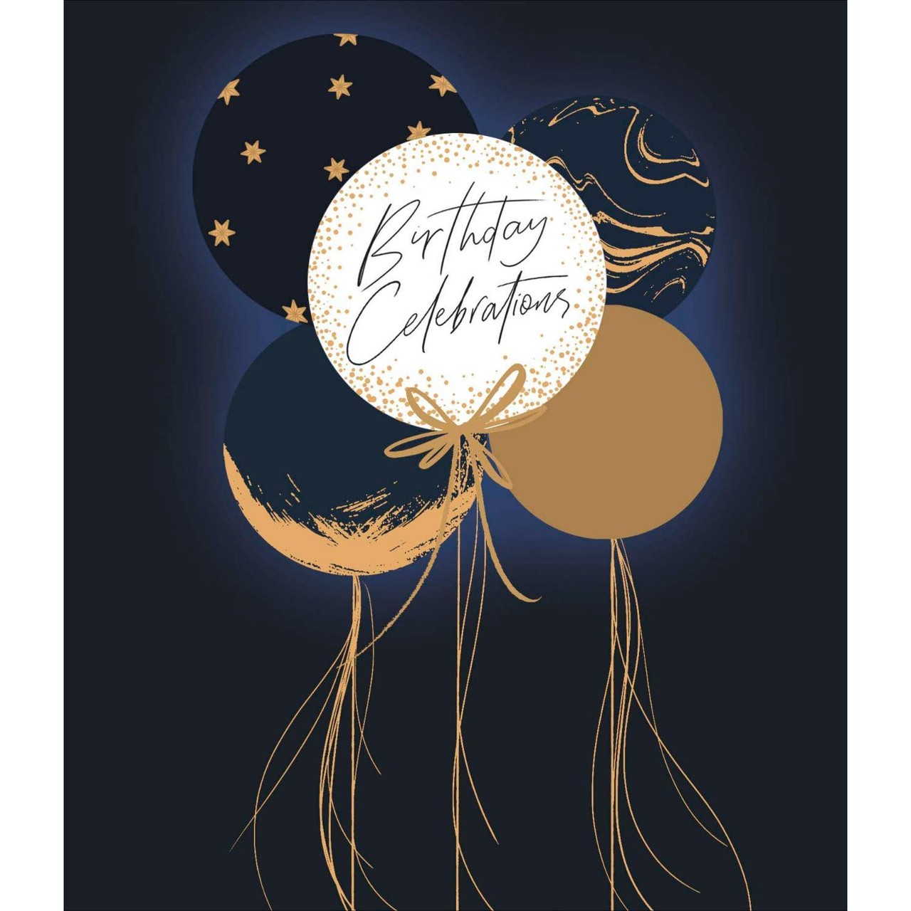 Birthday Celebrations Balloons Card