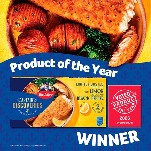 Birds Eye Captain's Discoveries 2 Lightly Dusted Fish Fillets 280g