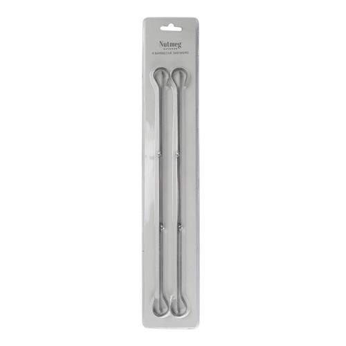 Nutmeg Set Of 4 BBQ Skewers