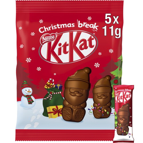 Kit Kat Santa Milk Chocolate Sharing Bag