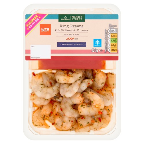 Morrisons Market Street Yo! Sushi Sweet Chilli Korean Prawns 220G