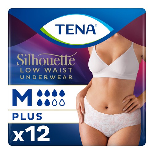 Tena Silhouette Incontinence Pants White Medium 