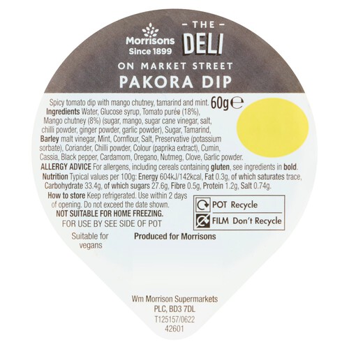 Market Street Deli Pakora Dip