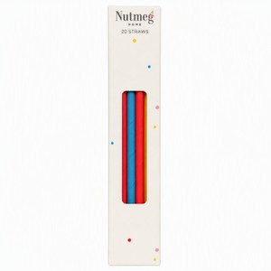 Nutmeg Generic Party Straw