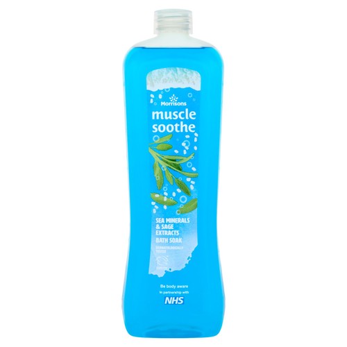 Morrisons Muscle Soothe Sea Minerals & Sage Bath Foam