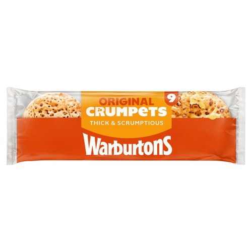 Warburtons 9 Crumpets   