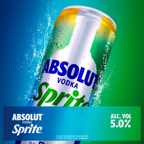 Absolut Vodka & Sprite Can
