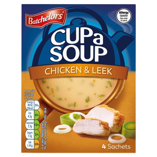 Batchelors Cup a Soup Chicken & Leek 4 Sachets