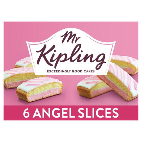 Mr Kipling Angel Slices Cakes Multipack Snack 3x2pk