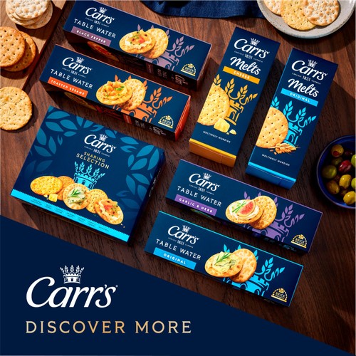 Carr's Melts Caramelised Red Onion Flavour Crackers 150g
