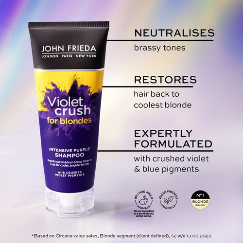 John Frieda Violet Crush For Blondes Intensive Purple Shampoo