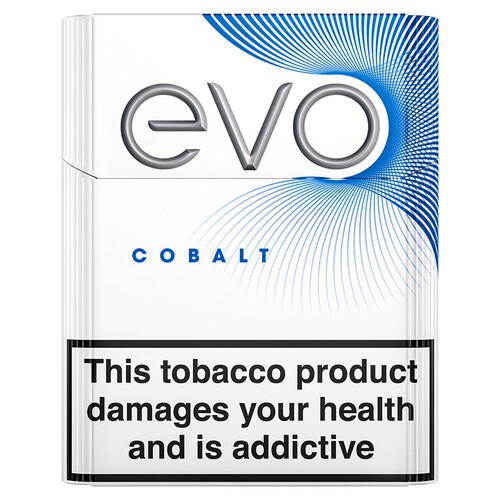 EVO Cobalt Tobacco Sticks Designed Exclusively For Heating 20 Pack