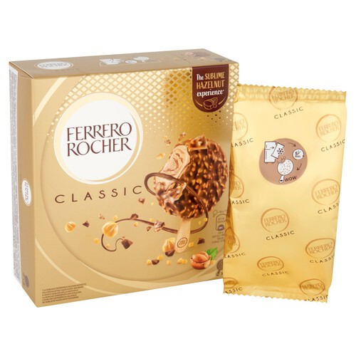 Ferrero Rocher Classic Milk Chocolate & Hazelnut Ice Cream Sticks Multipack