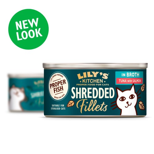 Lily's Kitchen Shredded Fillets Tuna & Salmon In Broth