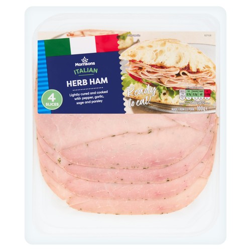 Morrisons Italian Herb Ham 100g