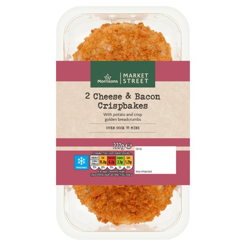 Morrisons Market Street Cheese & Bacon Crispbake 227g