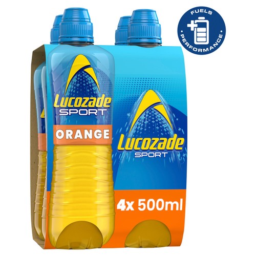Lucozade Sport Drink Orange 4 Pack