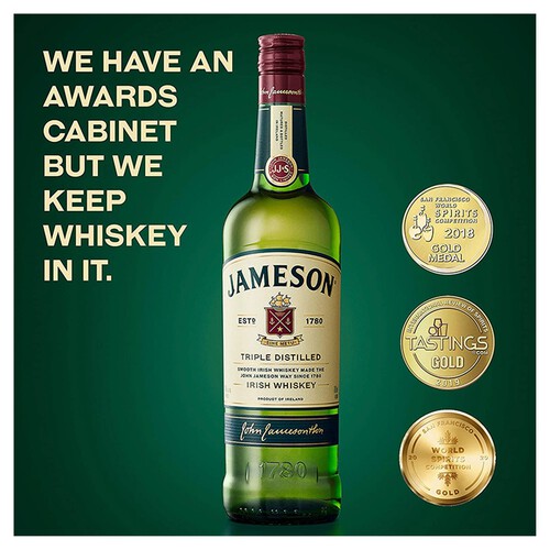 Jameson Triple Distilled Blended Irish Whiskey 