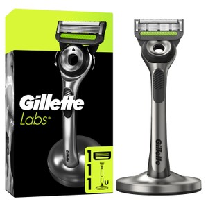 GilletteLabs Silver Exfoliating Bar Men's Razor