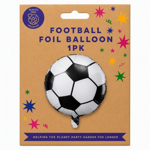 Mad Party Football Foil Balloon