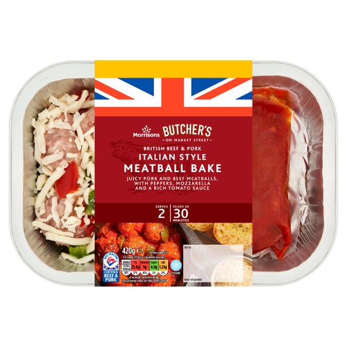 Morrisons Italian Style Meatball Bake 