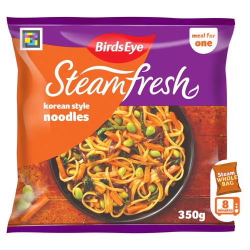 Birds Eye Steamfresh Korean Style Noodles Meal With Vegetables 350g