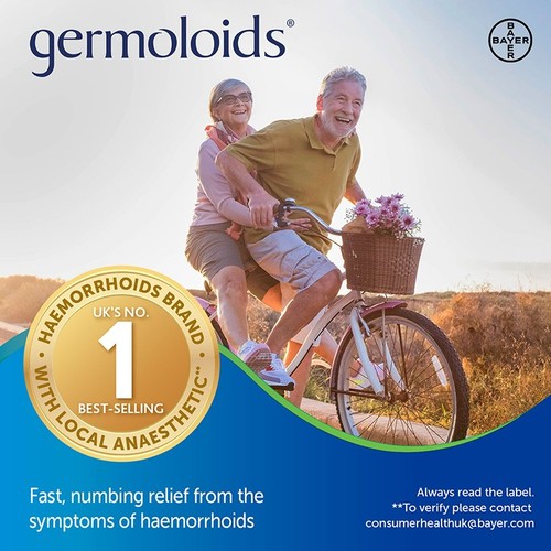 Germoloids Haemorrhoid Suppositories, Piles Treatment with Anaesthetic 