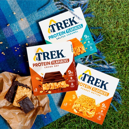 Trek Salted Caramel Protein Flapjacks 3x50g