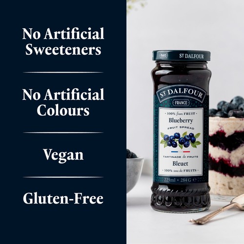 St Dalfour Blueberry Jam 284g