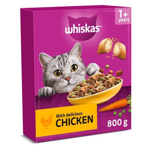 Whiskas 1+ Chicken Adult Dry Cat Food