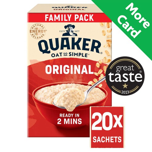 Quaker Oat So Simple Original Big Pack Porridge Sachets