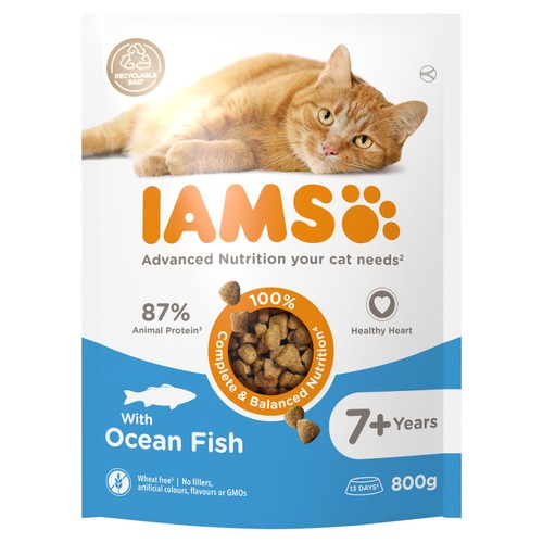 Iams Dry Cat Ocean Fish Senior