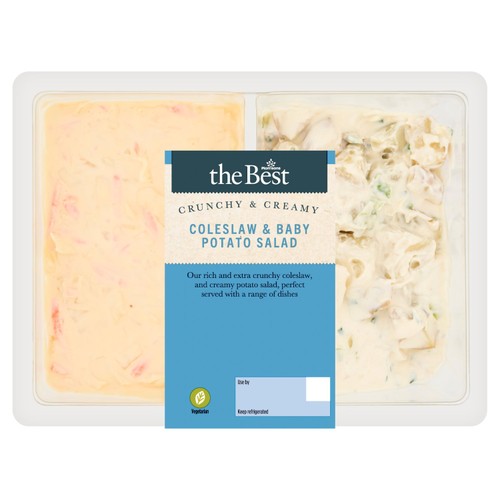 Morrisons The Best Charlotte Potato Salad & Coleslaw 450g