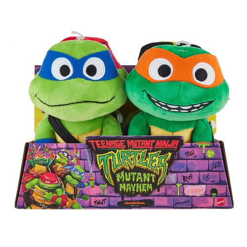 Mattel 8 Turtles Plush