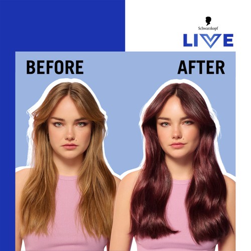 LIVE Go Gloss Temporary Hair Dye Glossing Cherry Cola Red