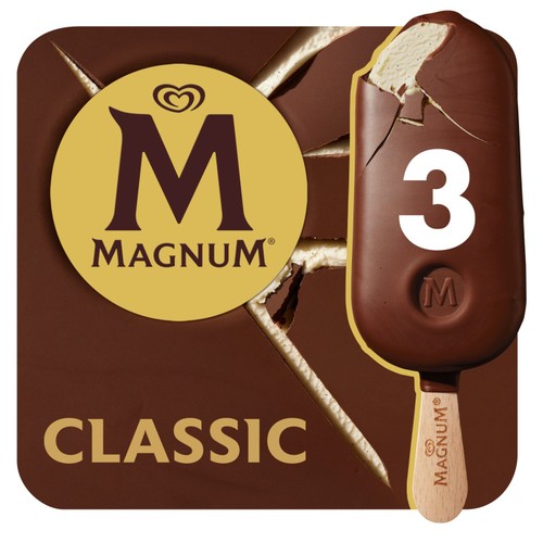 Magnum Classic Ice Cream Sticks 3 x 100ml