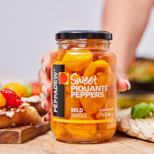 Peppadew Sweet Piquante Mild Whole Yellow Peppers 