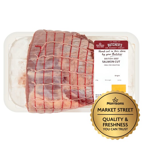 Market Street British Prime Salmon Cut Silverside Joint