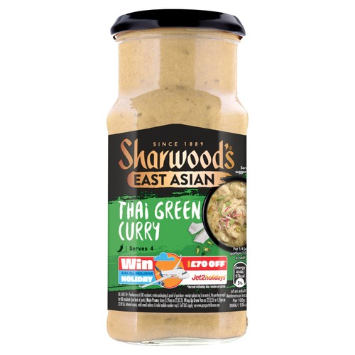 Sharwood's East Asian Thai Green Curry Cooking Sauce 415g - Morrisons  Online Groceries & Offers
