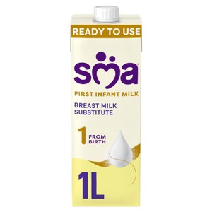 SMA First Infant Baby Milk From Birth Ready-To-Use Formula Milk 1L