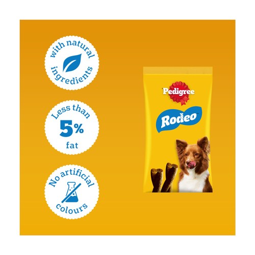 Pedigree Rodeo Adult Dog Treats Beef 7 Sticks