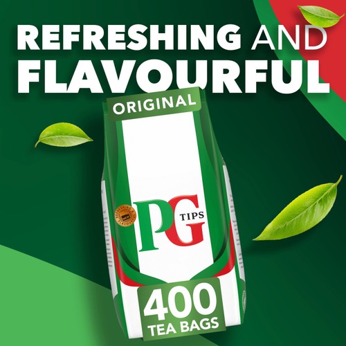PG Tips Original 400 Tea Bags 