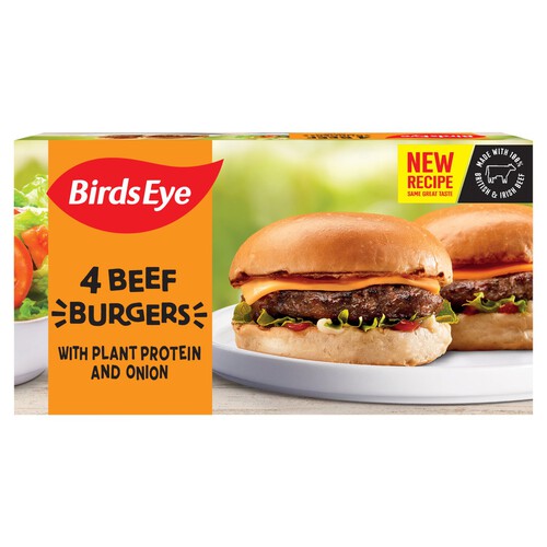 Birds Eye 4 Beef Burgers 