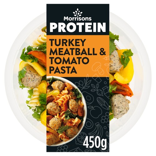 Morrisons Protein Turkey Meatball Tomato Pasta