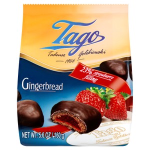 Tago Gingerbread With Strawberry Jam