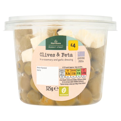 Morrisons Deli Olives With Feta 325g