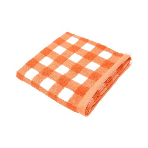 Spa Maison Orange Gingham Hand Towel